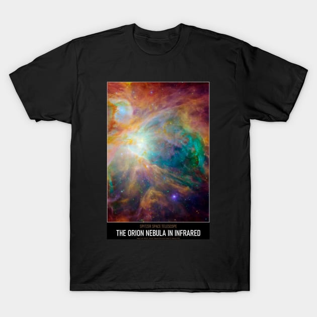 High Resolution Astronomy The Orion Nebula T-Shirt by tiokvadrat